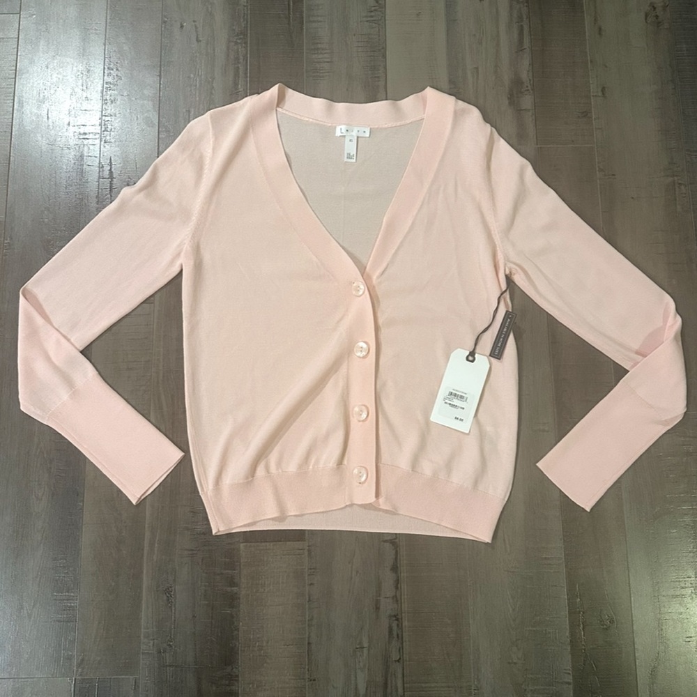NWT Baby Pink Leith Cardigan